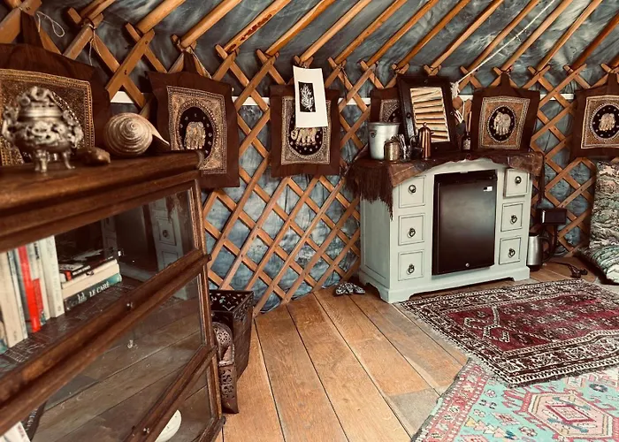 Yurt Within Grounds Of 17Th Century Country Inn