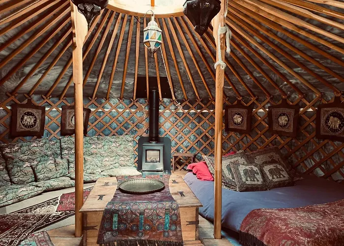 Yurt Within Grounds Of 17Th Century Country Inn